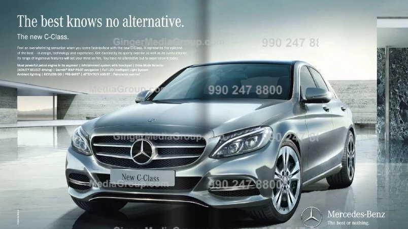 Benz Advertising in GQ India Magazine