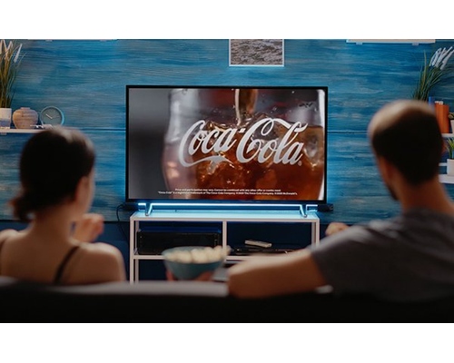 Advertising for CocaCaola on Television