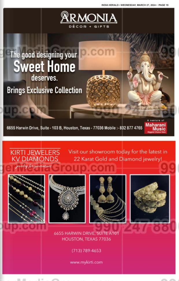 Advertising in Indian Herald Magazine