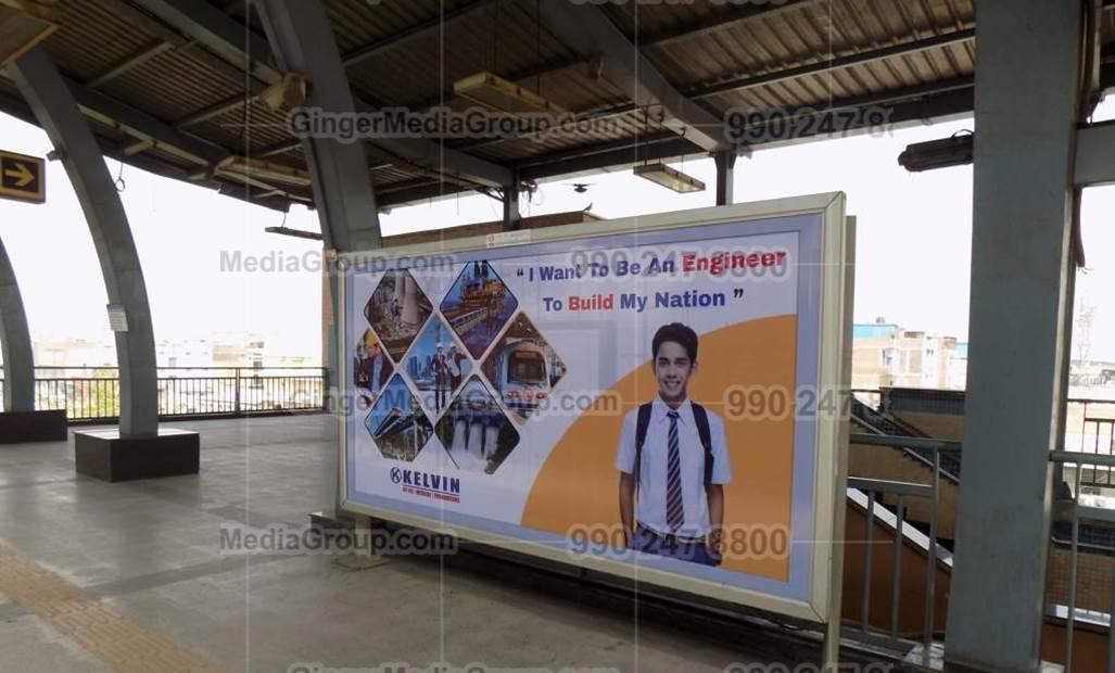Advertising in Metro Station - Keshav Puram, Delhi